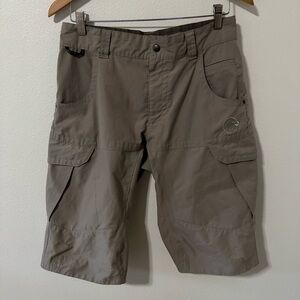 Mammut Softech Cargo Hiking Shorts Gray Bermuda Long Performance Gorpore-46/30